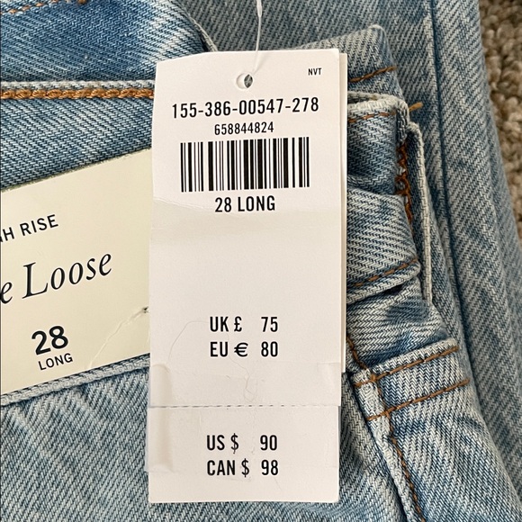 Abercrombie & Fitch Light Blue High Rise Jeans - Picture 5 of 5